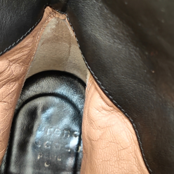 Laurence Dacade Black and Gold Buckle Heeled Boots - Picture 7 of 9